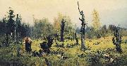 Vasily Polenov Burnt Forest oil painting artist